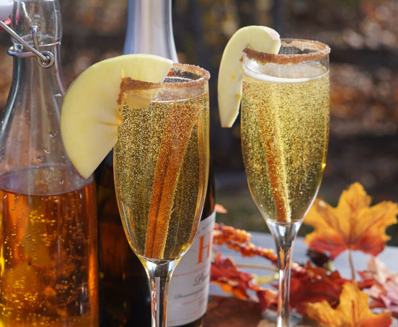 Apple Cider Mimosas