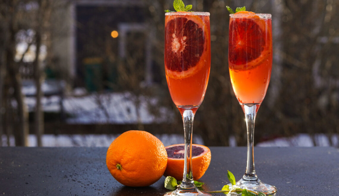 Blood Orange Champagne Mule | Wild West Viking