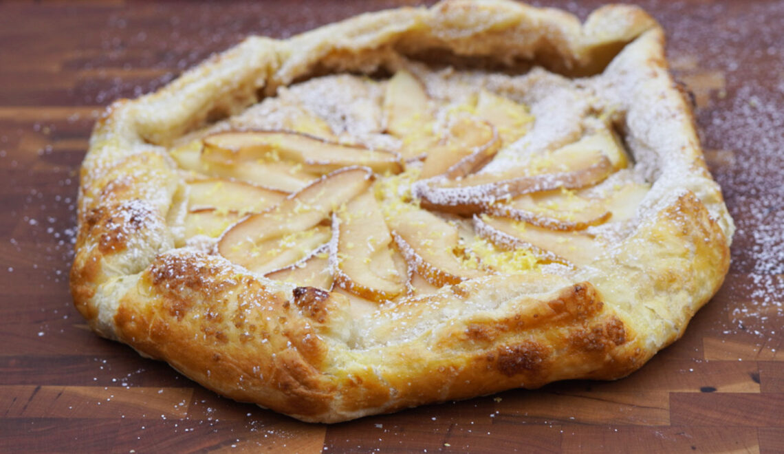 Honey Pear Ginger Galette | Bjorn Bites & Booze-banner