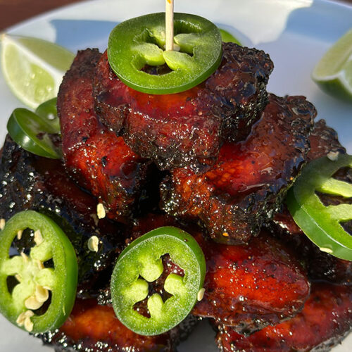 Tequila-Lime Pork Belly Burnt Ends | Bjorn Bites & Booze