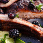 Blackberry Bourbon BBQ Ribs | Bjorn Bites & Booze