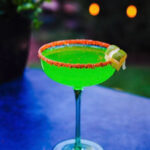 Midori Margarita | Brat Cocktail | Bjorn Bites & Booze