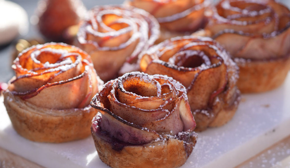 Apple Rose Puff Pastry