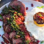 Grilled Picanha on the Big Green Egg with Pomegranate Chimichurri | Bjorn Bites & Booze