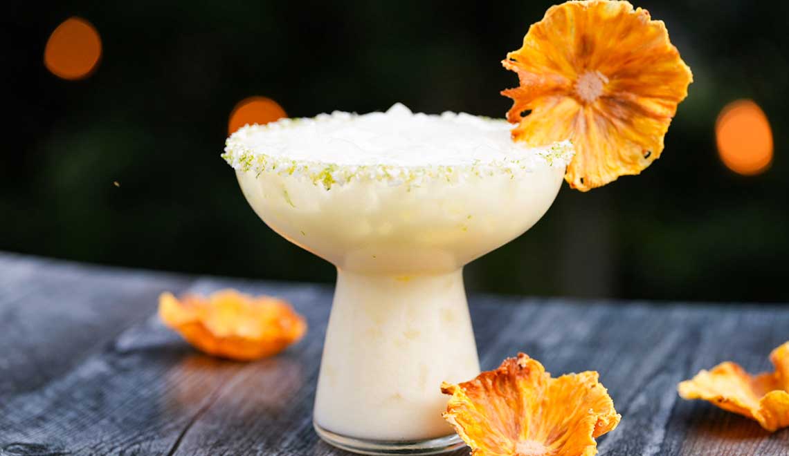 Pineapple Coconut Margarita Cocktail | Bjorn Bites & Booze